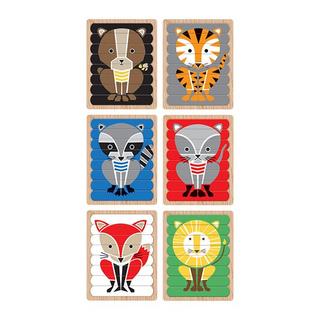 mudpuppy  Puzzle Sticks, Geometrische Tiere, Mudpuppy 