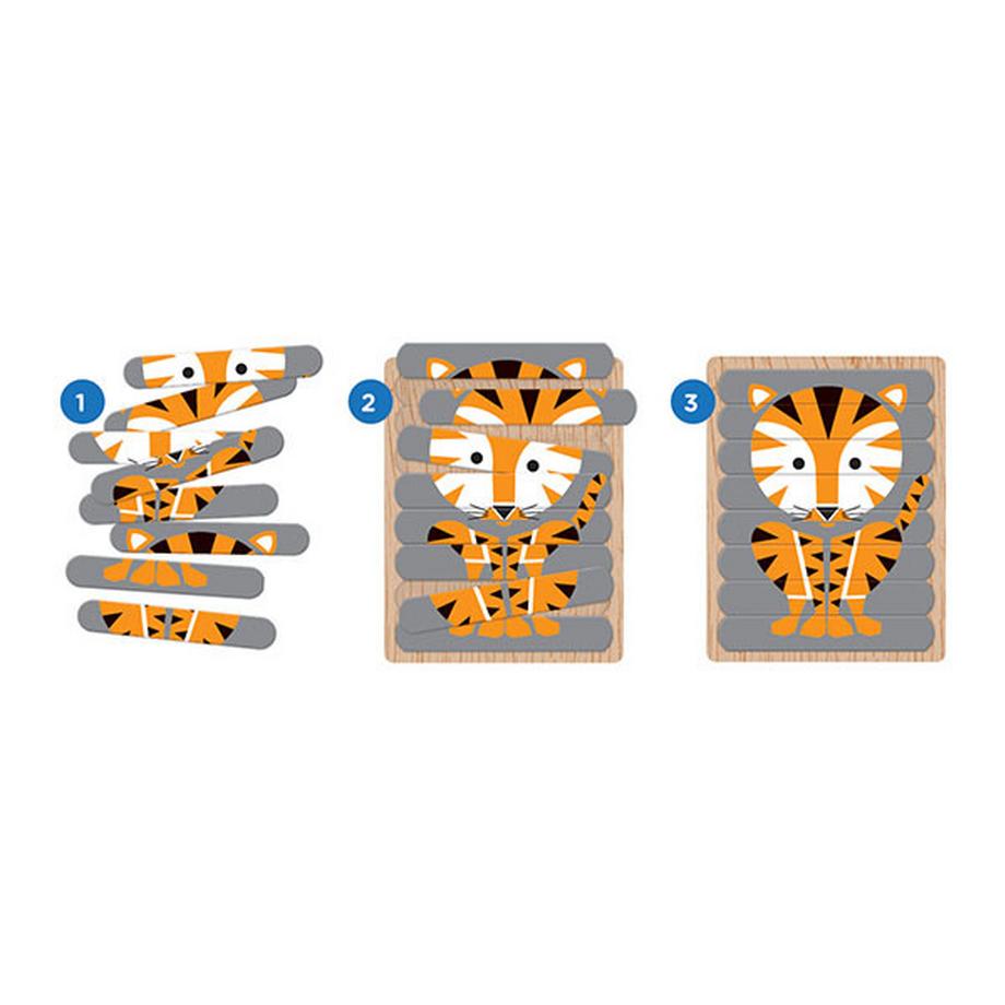 mudpuppy  Puzzle Sticks, Animaux géométriques, Mudpuppy 