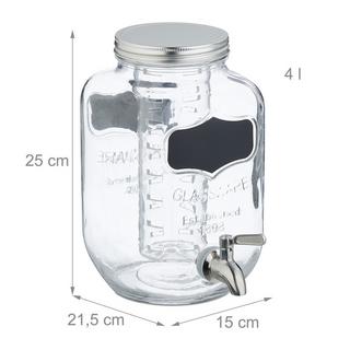 Northix Getränkespender mit Fruchteinsatz  