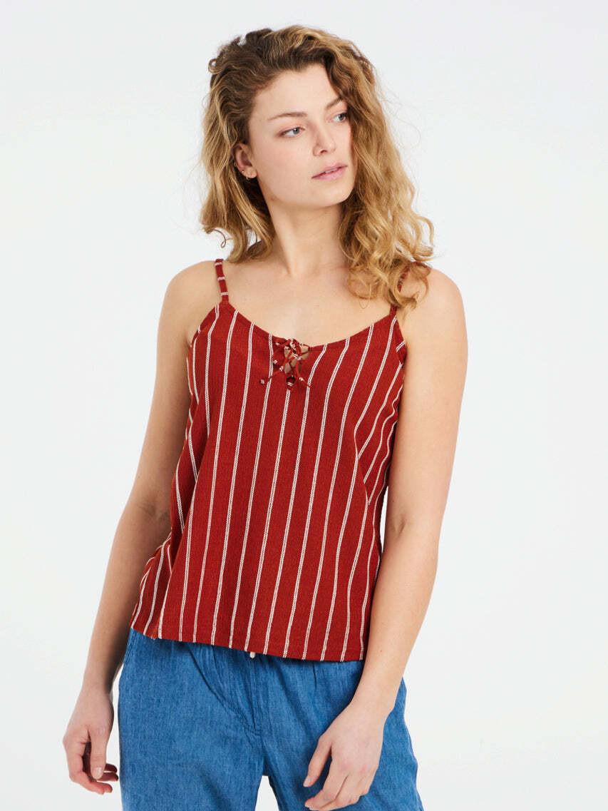 PROTEST Prtanadyr Débardeur à Bretelles Rayé  