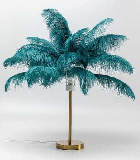 KARE Design Lampe à poser Feather Palm vert 60  