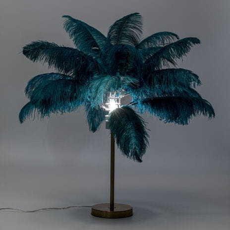 KARE Design Lampe à poser Feather Palm vert 60  