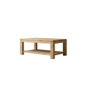 Table basse rectangulaire en teck massif Eve