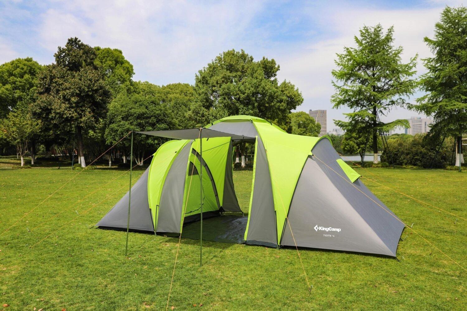 Kingcamp  Tenda da campeggio familiare per 4 persone - modello Temi 