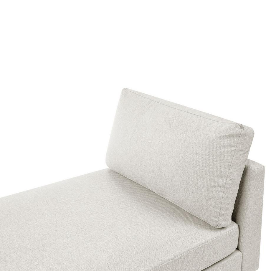 Beliani Chaiselongue aus Stoff Minimalistisch ARCHIANE  