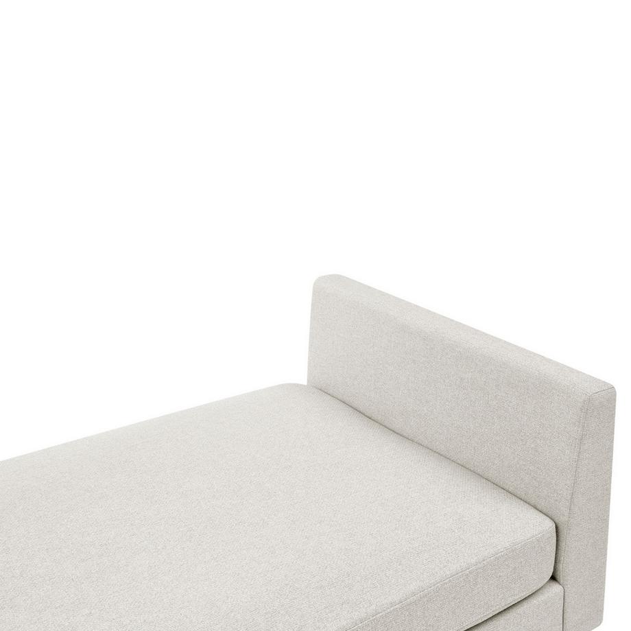 Beliani Chaiselongue aus Stoff Minimalistisch ARCHIANE  