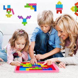 Activity-board  Puzzle Tetris Pop It Spiel Plopper Spielzeug Pop Up Spielzeug Popit Anti Stress 