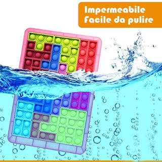 Activity-board  Puzzle Tetris Pop It Spiel Plopper Spielzeug Pop Up Spielzeug Popit Anti Stress 