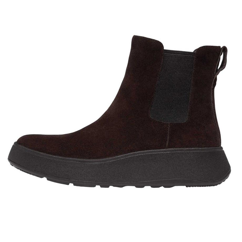 fit flop Fmode Stivali Chelsea in pelle scamosciata con zeppa  