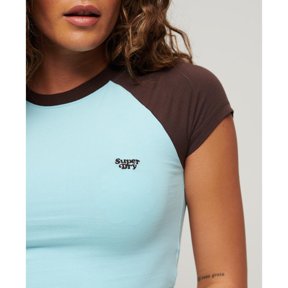 Superdry  baseball-t-shirt court 