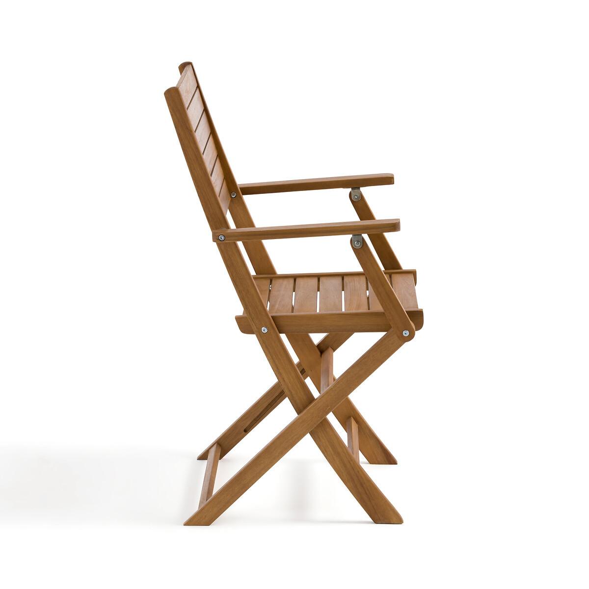 La Redoute Intérieurs Lot de 2 fauteuils de jardin en acacia  