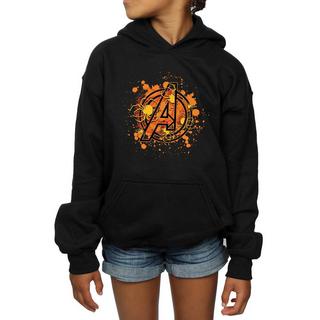 MARVEL  Avengers Assemble Halloween Spider Logo Kapuzenpullover 