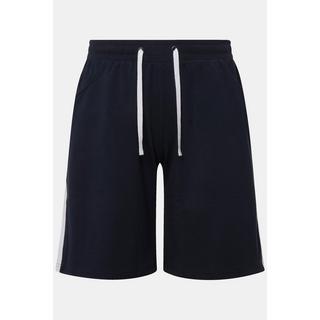 Ulla Popken  Jerseyshorts, weites Bein, Elastikbund, Bindeband 