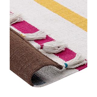 Beliani Tapis en Coton Traditionnel HISARLI  