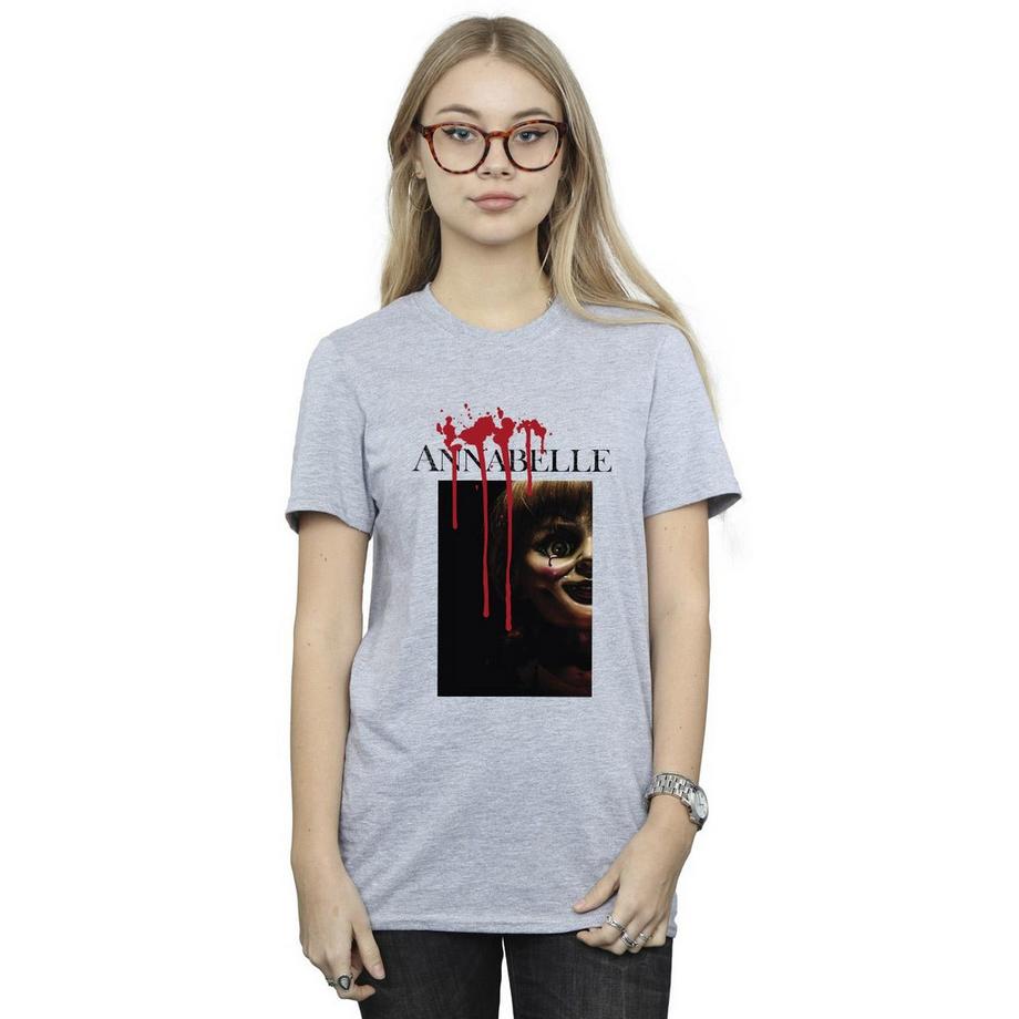 Annabelle Horror Movie T-Shirt Stampa Grafica  