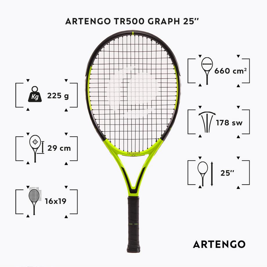 ARTENGO  Racchetta da tennis bambino grafite 