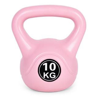 Northix  Kettlebell 10 kg per esercizi, manubri, palla pesi, carico fitness, rosa, ModernHome 