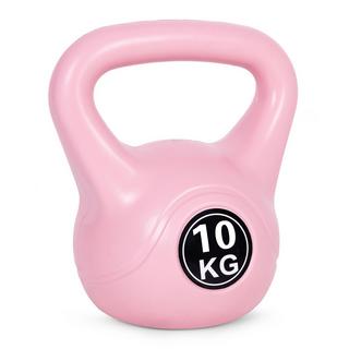 Northix  Kettlebell 10 kg per esercizi, manubri, palla pesi, carico fitness, rosa, ModernHome 