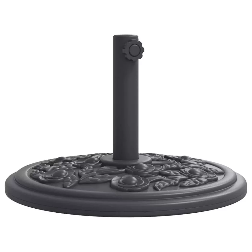 VidaXL - Sonnenschirmständer polyethylen, One Size, Schwarz