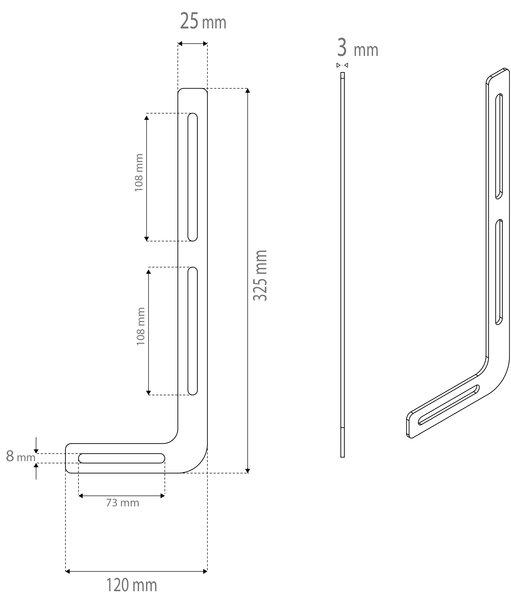 VCM Universal Soundbarhalterung Sounbar Halter SB300  