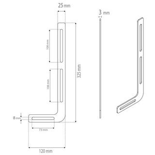 VCM Universal Soundbarhalterung Sounbar Halter SB300  