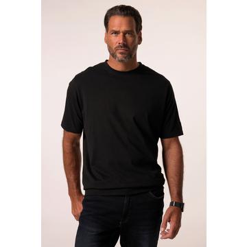 T-Shirt, Bauchfit, Halbarm, Ärmel-Stick