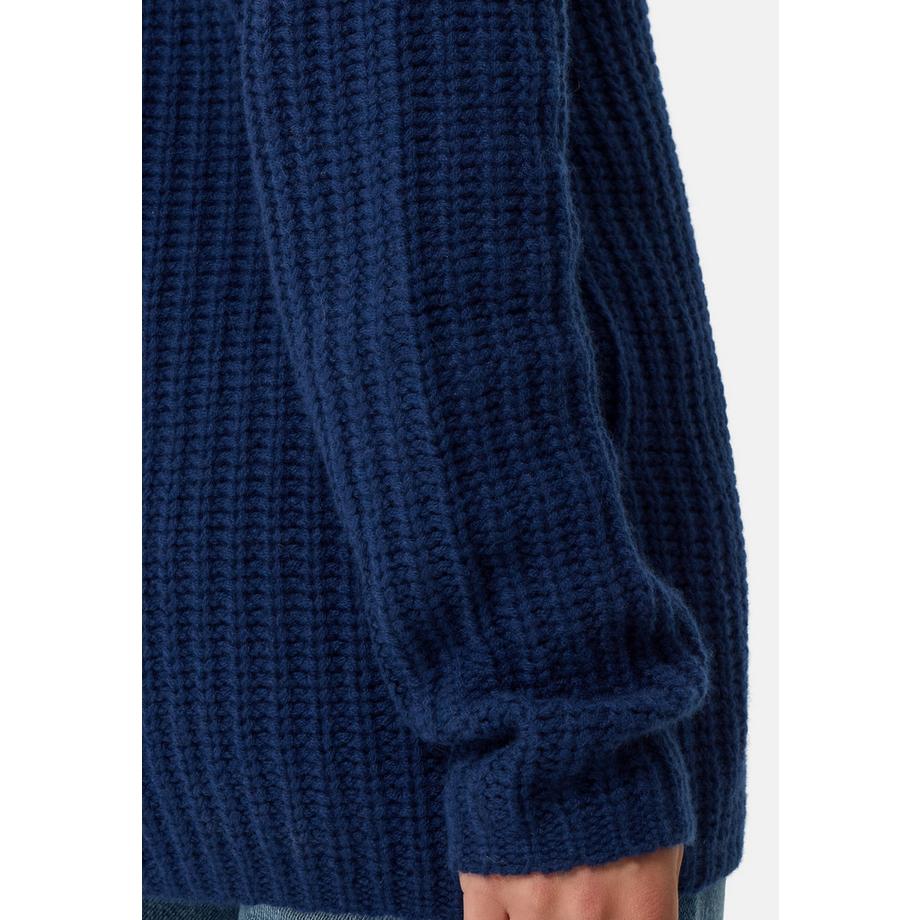 CASH-MERE.CH Maglione girocollo in lana cashmere a maglia grossa  