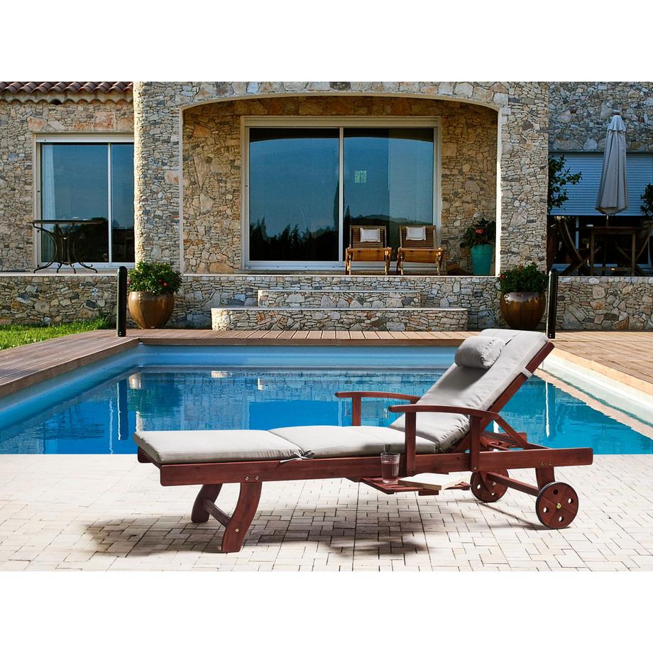 Beliani Liegenauflage aus Polyester Skandinavisch TOSCANA/JAVA/AMANTEA PREMIUM  