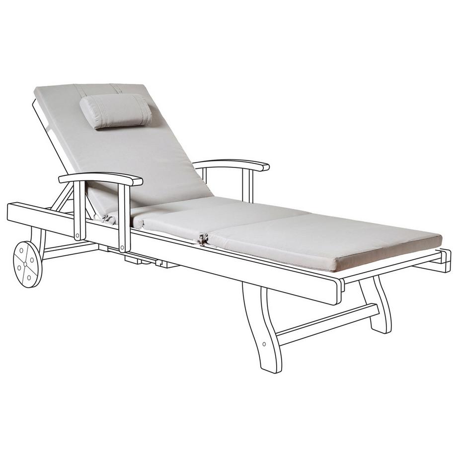 Liegenauflage aus Polyester Skandinavisch TOSCANA/JAVA/AMANTEA PREMIUM