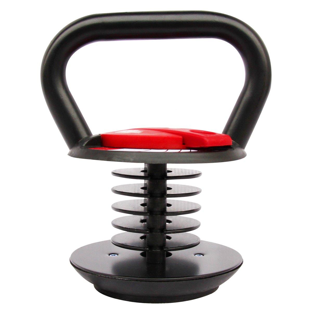 GladiatorFit  Kettlebell in acciaio regolabile con carico variabile 