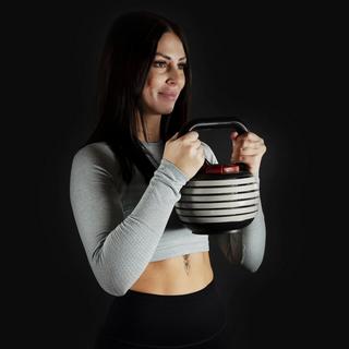 GladiatorFit  Einstellbare Kettlebell mit variabler Belastung aus GladiatorFit-Stahl 