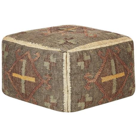 Beliani Pouf en Jute Rétro KATORA  