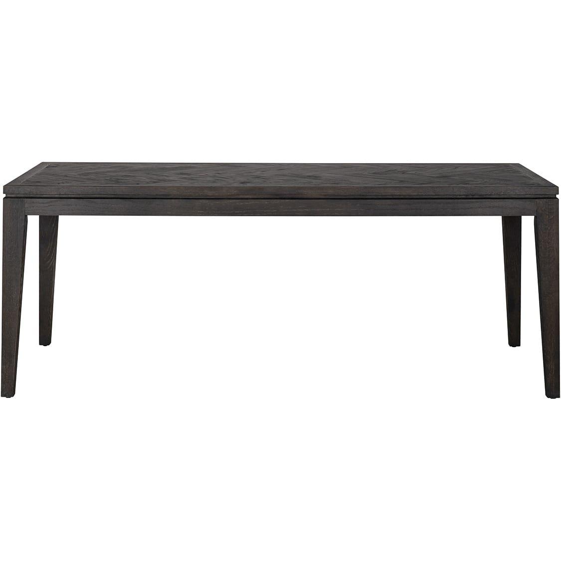 mutoni Table à manger Blackbone noire 230  