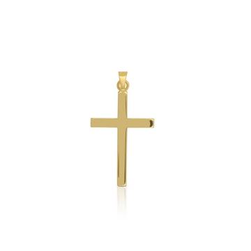 Pendentif croix en or jaune 750, 34x19mm