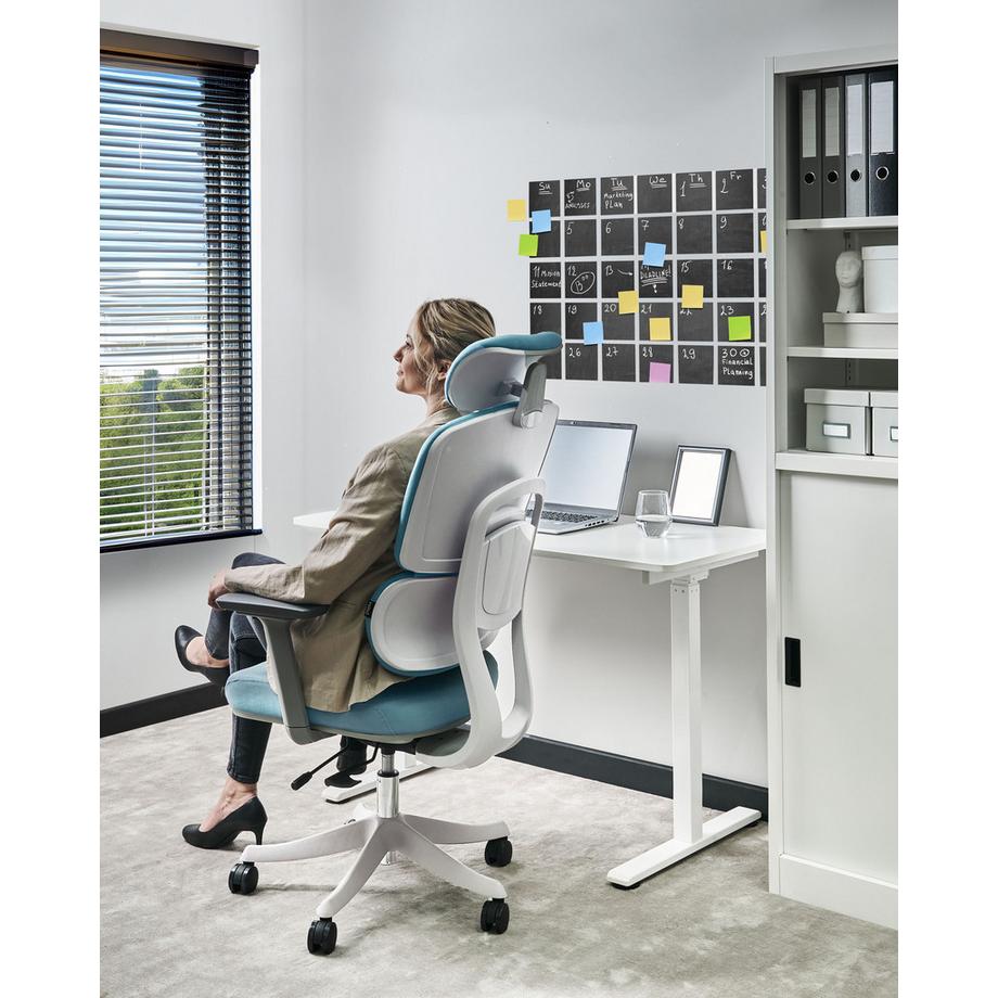 Beliani Bürostuhl aus Stoff Modern VISCOUNT  