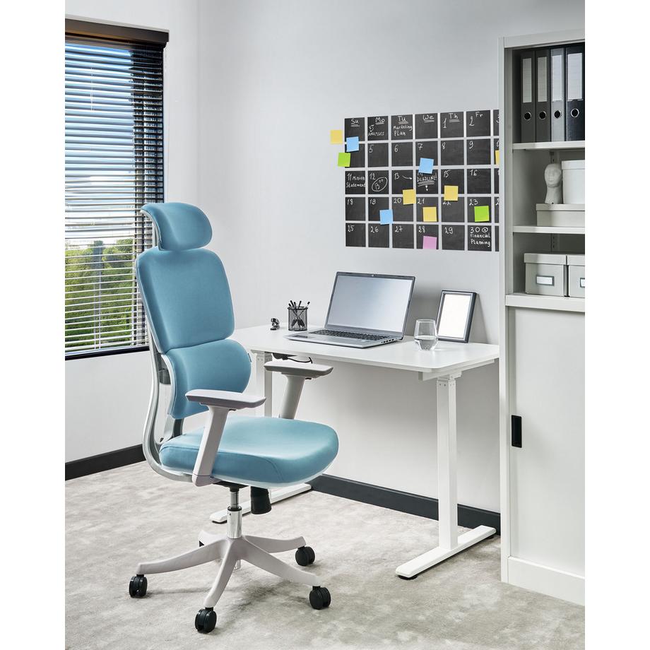 Beliani Bürostuhl aus Stoff Modern VISCOUNT  