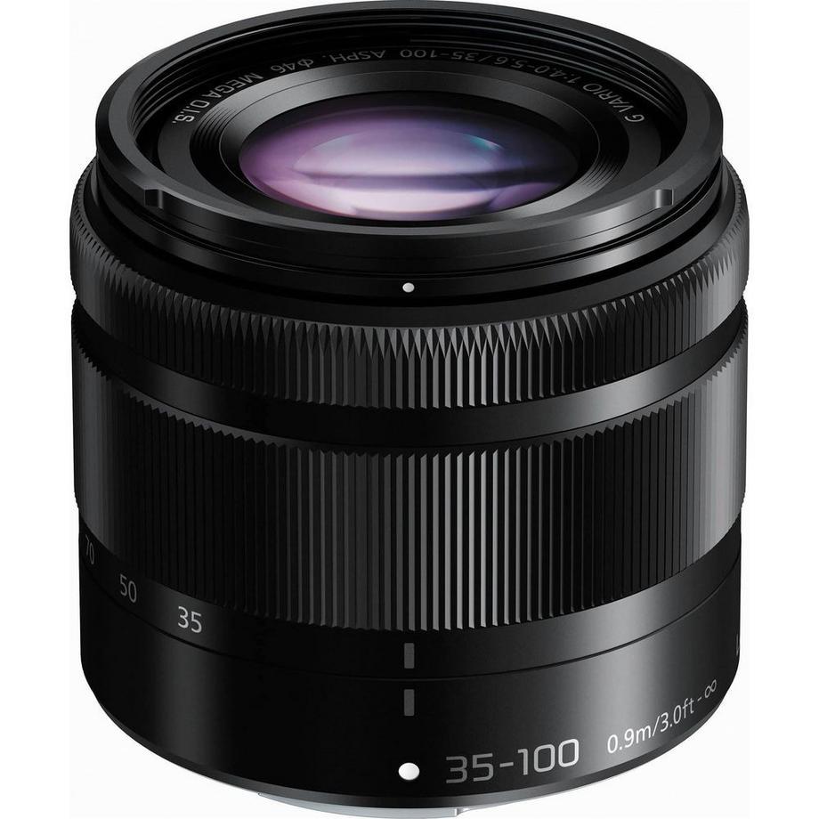 Panasonic  Panasonic LUMIX G Vario 35-100mm F4.0-F5.6 Asph. MEGA OIS SLR Teleobiettivo zoom Nero 