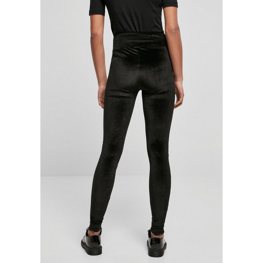 URBAN CLASSICS High Waist Velvet Leggings  