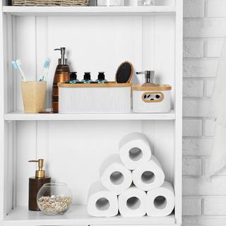 Northix Lot de 3 paniers de rangement en bambou  