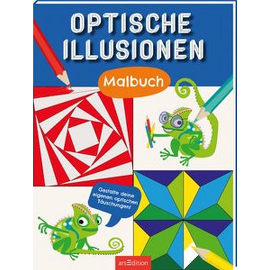 ARS EDITION  Optische Illusionen - Malbuch 