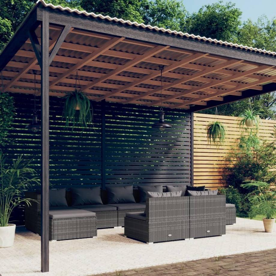 VidaXL Garten-lounge-set poly-rattan  