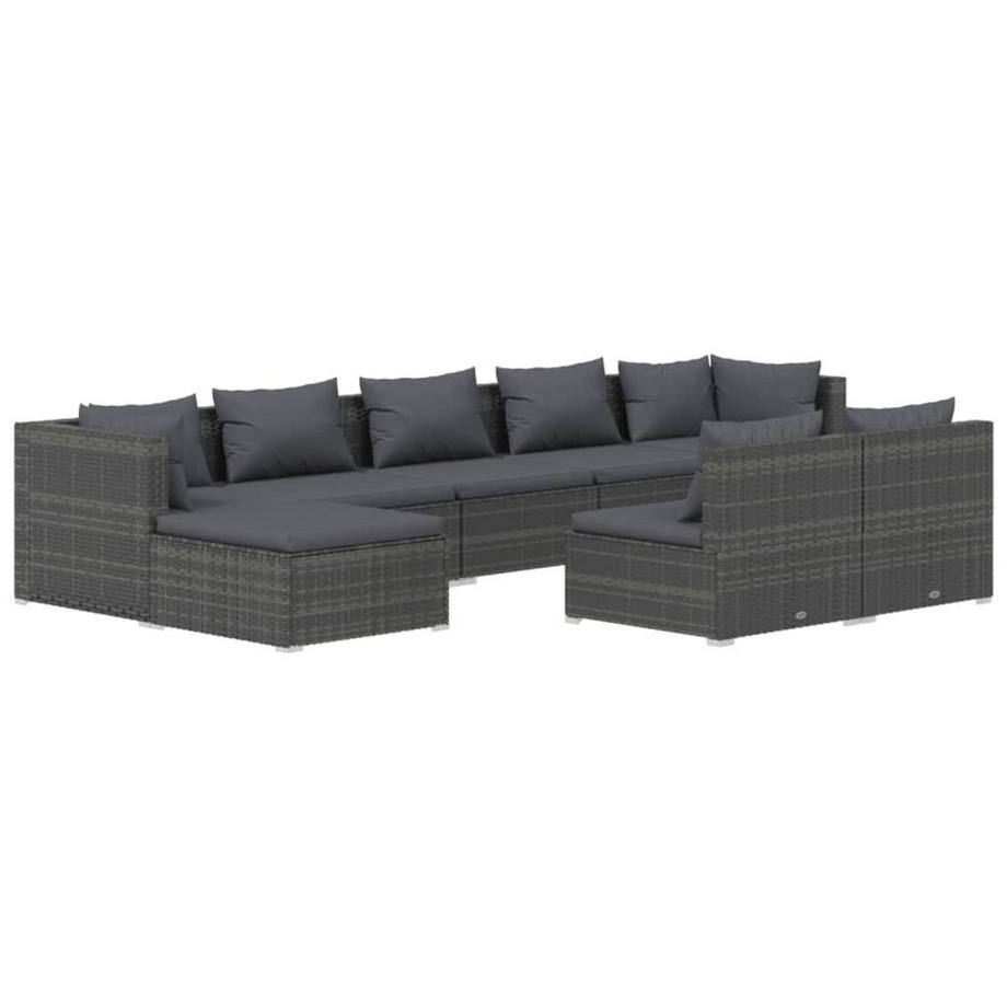 Garten-lounge-set poly-rattan