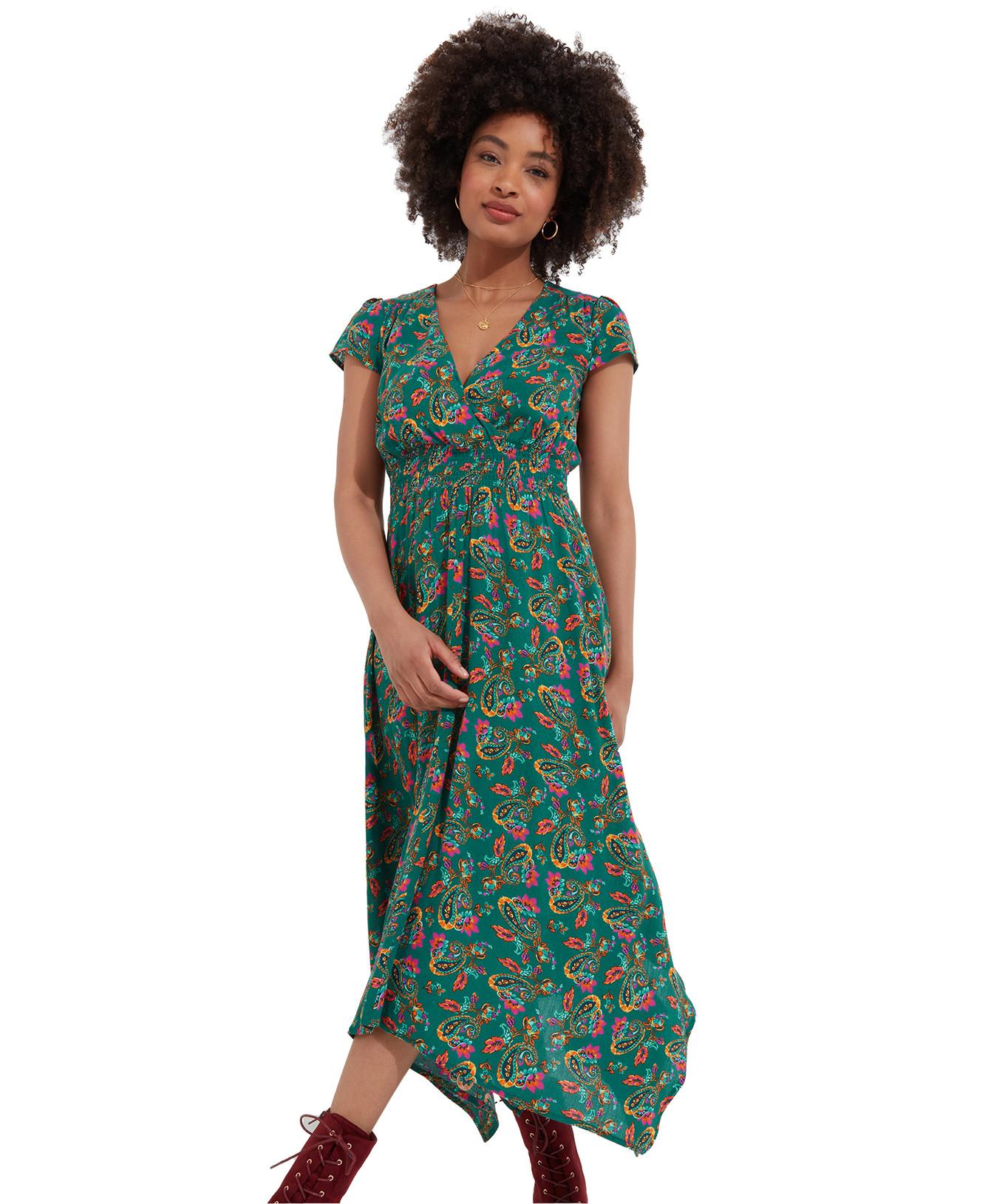 Joe Browns  Helles Paisley Kleid mit V-Ausschnitt 