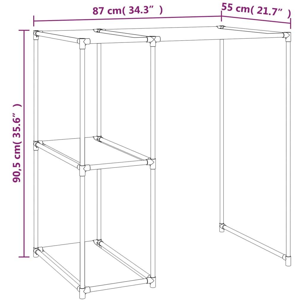 VidaXL Étagère de rangement fer  