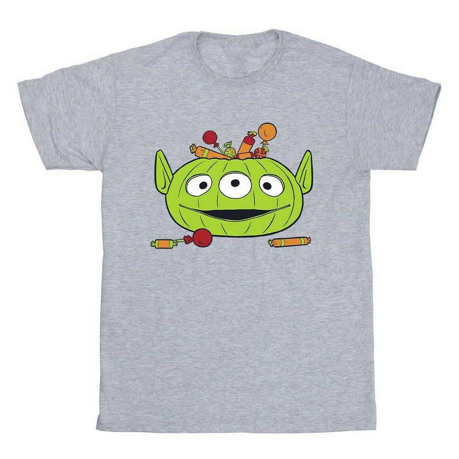 T-ShirtMotiftyle Halloween Alien Pumpkin Basket