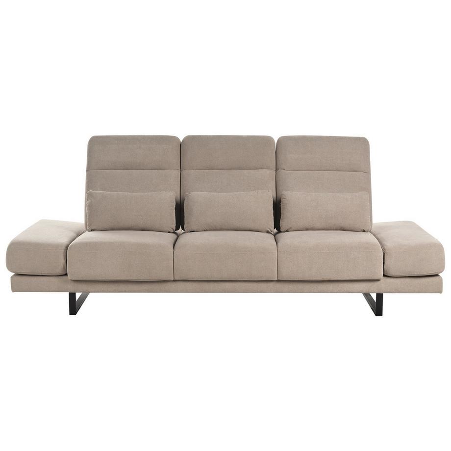 Beliani Canapé 3 places en Tissu Moderne IKAST  