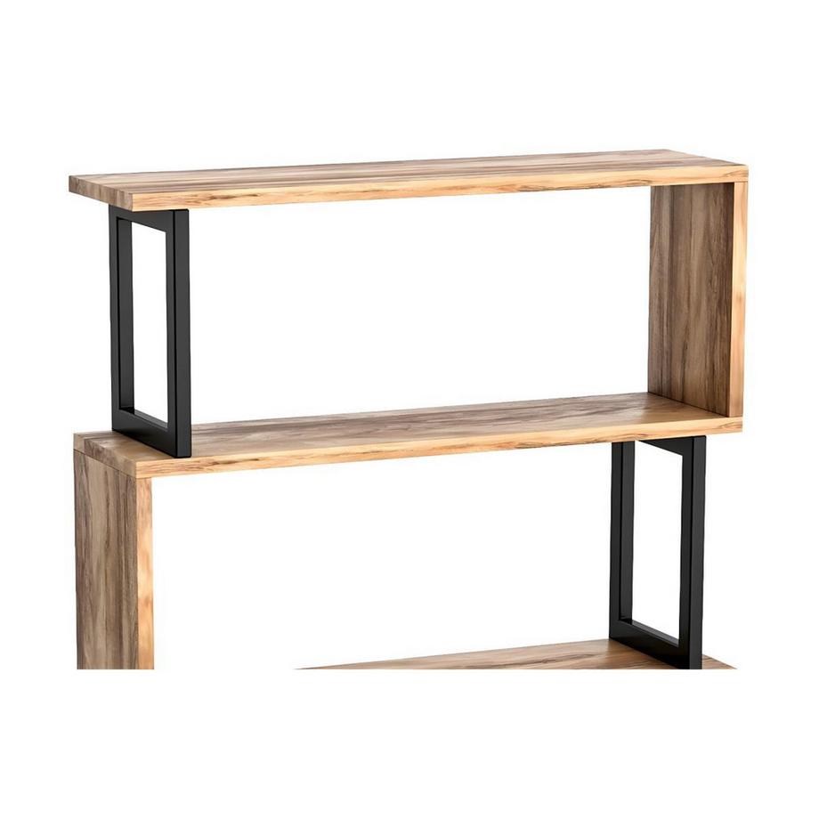 Calicosy Etagère 4 tablettes décor noyer L80 cm - Ceylan  