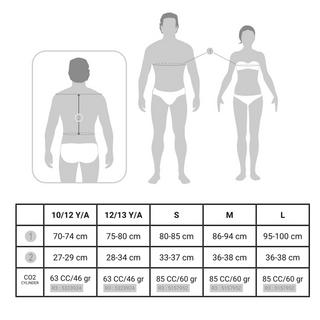 CAPERLAN  Gilet airbag enfant protection buste polyester 