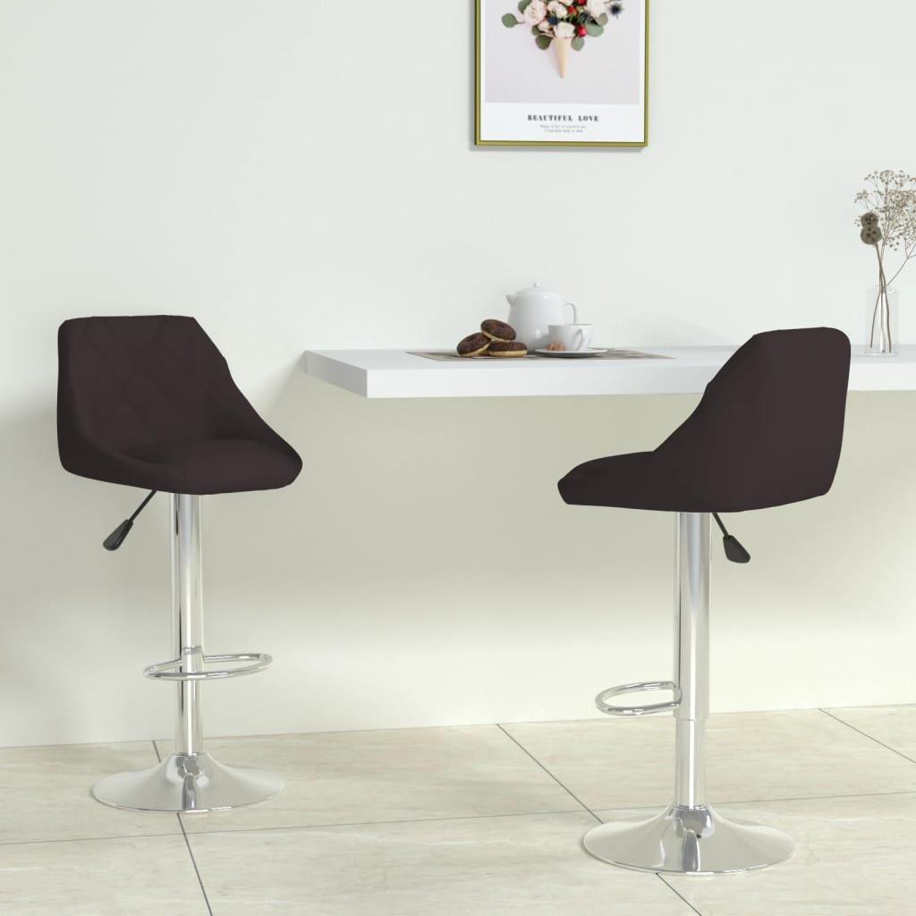 VidaXL Tabouret de bar cuir artificiel  