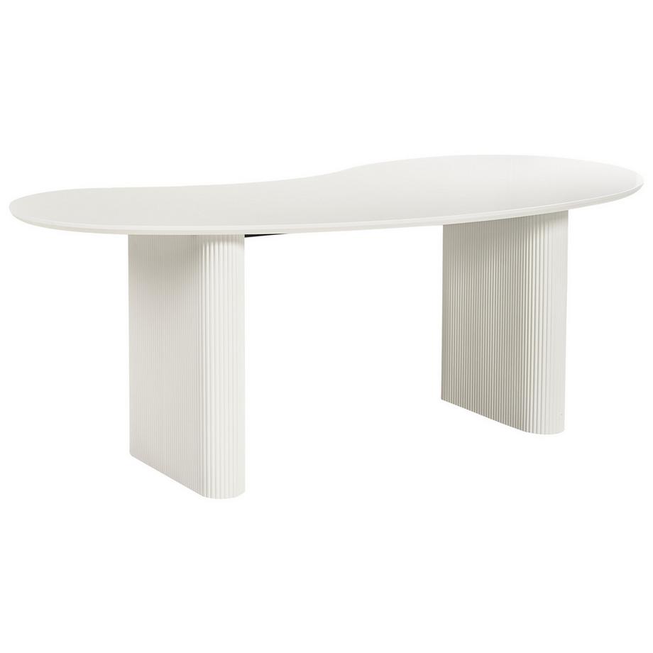 Beliani Tavolo da pranzo en Fibra a media densità (MDF) Minimalista PEERY  